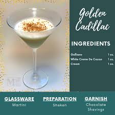 The golden cadillac is a delicious cocktail that was developed in the 1950s. Make My Cocktail Home Facebook