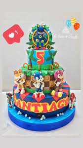 Sonik Cake Happy Birthday Torte Cupcake Pasticceria