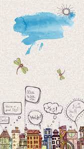 Girly Iphone Backgrounds Kertas Dinding Sketsa Wallpaper Ponsel