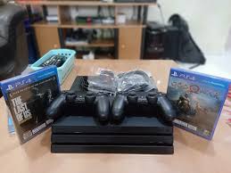 sony playstation 4 pro 1 tb 2 kol 5 adet oyun vr set fiyati