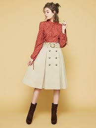 sw トレンチミディスカート ダズリン dazzlin アウトレット公式通販 runway channel ランウェイチャンネル 春 ファッション レディース ファッション 春 ファッション