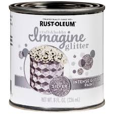 It boasts a beautiful shimmery finish. Rust Oleum Imagine Craft Hobby Intense Glitter Paint 8 Oz At Menards