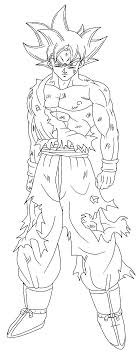 Dibujos Para Colorear De Dragon Ball Super