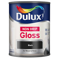 I love hollandlac brilliant for front doors. Dulux Non Drip Gloss Paint Black 750ml Painting Decorating
