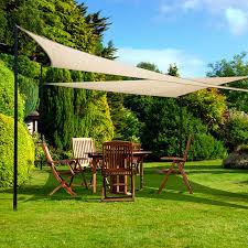 Sunfun Sonnensegel 360 X 360 Cm Sand 3 Befestigungsseile Sonnensegel Garten Sonnensegel Terassenideen