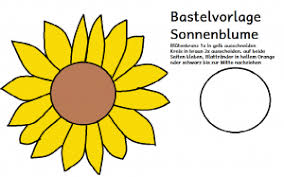 503 Service Temporarily Unavailable Sonnenblume Basteln Sonnenblumen Bastelvorlagen