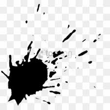 Black And White Paint Splatter Clipart Pin Di Cat Tumpah