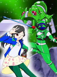 Before mighty morphin power rangers, there was super sentai zyuranger! Hammy Aka Chameleon Green Jepang Seni Aktris