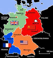 Ni maguire ni gosens, por inglaterra y alemania, acertaron. Mapa De Alemania Dividida Francia Inglaterra Y Los Estados Unidos Conformaran La Republica Federal De Alemania Rfa German History Germany Map World History