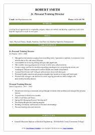 In order to ensure your professional resume will support your goals, use this administrative assistant associate job description to inform what you should highlight on your resume. Personal Training Director Resume Samples Qwikresume