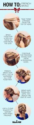 A french braid hairstyle can be done by yourself at matching dresses: How To French Braid My Own Hair Hairstyle Guides