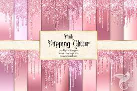 The printable gift voucher is a perfect solution to the increasingly common problem of what to give as a wedding present when friends and family who have been shacked up for years and even raised children together finally decide to the the knot in their middle/layer years. Pink Dripping Glitter Digital Paper Grafik Von Digital Curio Creative Fabrica