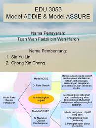 Sememangnya semua manusia sentiasa berada dalam proses pembelajaran, hatta bermula daripada janin yang berada di dalam kandungan ibunya. Mindp Map Perbezaan Antara Model Addie Dgn Model Assure