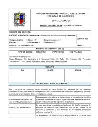 Hasta tal punto dependemos hoy en día de las computadoras. Pensum Arquitectura De Computadores Y Laboratorio Facultad De
