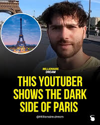 This youtuber shows the dark side of the Paris and this is really sad  point..