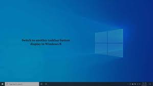 Sometimes that windows taskbar just will not obey your autohide command, but there's an easy fix for this. Switch To Another Taskbar Button Display In Windows 8 Truegossiper