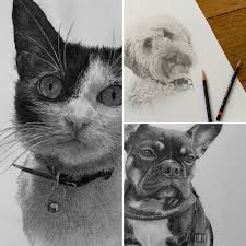 A portrait creates a lasting memory. Coloured Pencil Custom Pet Portrait Pet Portraits Art Collectibles Theartistloft Co Uk