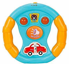 Fyg Enterprise Baby Musical Wheel Baby Car Set Toy Baby Light Up Toys Car Wheel With Sound Light Effect Volume Control For Babies 6 12 Months Steering Wheel Baby Musical