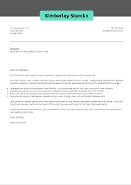 Recent graduates looking for teaching positions must focus on their academic achievements and the teaching philosophy they developed through student teaching experiences. Sales Clerk Cover Letter Example Kickresume
