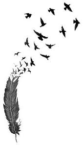Birds And Their Meanings Tattoo Good Night Posterous Feather With Birds Tattoo Feather Tattoo Meaning Tattoos
