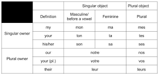 La Possession Le Cours De Français