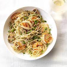 Sauteed Scallops Shrimp Pasta Recipe Sauteed Scallops Scallop And Shrimp Pasta Fish Dinner Recipes