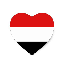 yemen flag heart sticker zazzle com yemen flag heart stickers egyptian flag