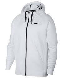 Black And White Hoodie Mens Nike Men S Therma Training Full Zip Hoodie Men Hoodies Sweatshirts Macy S Nike Clothes Mens Mens Zip Hoodie Mens Sweatshirts
