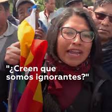 Ciudadana alteña denuncia el golpe de estado en Bolivia