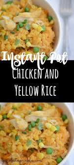 Instant Pot Chicken And Yellow Rice Is A Tried And True Recipe That Has Fed Our Family Chicken And Yellow Rice Instant Pot Recipes Chicken Instant Pot Recipes