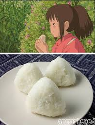 Haku S Onigiri From Spirited Away Geek Food Food Themes Cute Food