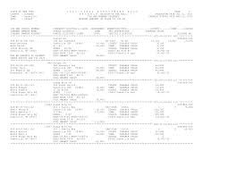 STATE OF NEW YORK 2 0 2 2 F I N A L A S S E S S M E N T R O L L PAGE 1  COUNTY