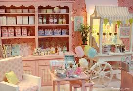 Custom Blythe Candy Shop Diorama Candy Shop Candy Cart Interior