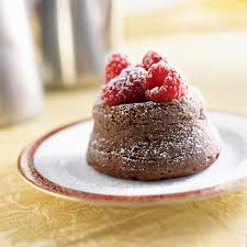 Chocolate Volcano Cake With Espresso Ice Cream Molten Chocolate Cake Chocolate Volcano Cake Chocolate Volcano