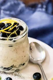 120 calories of chia seed, (2 tbsp). The Best Blueberry Lemon Cheesecake Overnight Oats Thm E