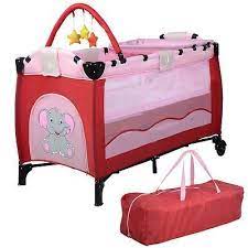 Berco Portatil E Cercadinho Giantex Pink Baby Crib Playpen Playard Pack Travel Bebe Importados Miami