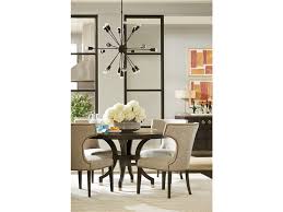 Dining table with 4 chairs. Universal Furniture 788657 Soliloquy Ambrose Dining Table