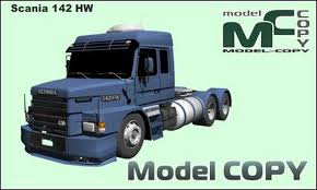 Scania 142 Hw 3d Model Model Copy In 2020 Model 3d Model Scale Models