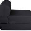 Gray queen sleeper sofa & mattress. 1