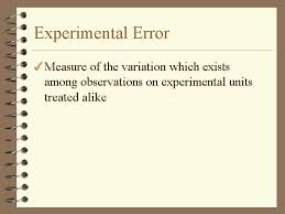 Image result for Experimental Error