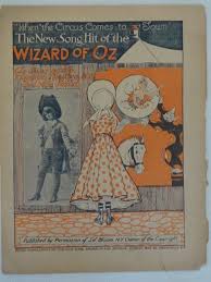 Sale When The Circus Comes To Town Wizard Of Oz Sheet Music 1903 Orange Black Wonderful Books Of Oz Wizard Of Oz Wizard Of Oz Book Wizard Of Oz Play