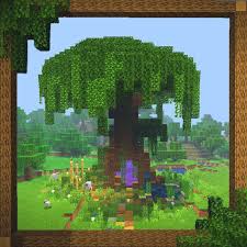 Bl4ck Mc On Instagram A Magical Giant Oak Tree With Portal And A Pond Minecraft Minecraft Tree Minecraft Blueprints Minecraft Treehouses