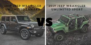 Layaknya sebuah kendaraan 4x4, posisi perbedaan lainnya adalah jeep wrangler jl sahara unlimited 2019 juga memiliki final gear ratio sebesar 3,45:1, lebih kecil ketimbang rubicon yang. Jeep Wrangler Sahara Vs Sport From Ed Voyles Cdjr In Atlanta Ga