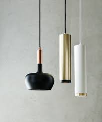 Ledlux Pearson Dimmable Pendant In White Brass Modern Pendants Pendant Lights Modern Kitchen Pendant Lights Pendant Lighting Modern Kitchen Pendants