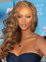 Tyra banks is many things: Celebrity Tyra Banks Ideal Brown Long Tyra Banks Wigs