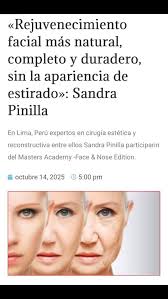 🌍✨ La Dra. Sandra Pinilla continúa en su camino de aprendizaje y  excelencia, participando en el Congreso Internacional de Cara y Nariz en  Lima, Perú 🇵🇪, Un espacio que reúne a los mejores ...