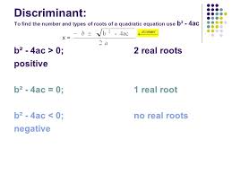 Wait using the scanf() function for the user to enter the input. How Do You Find The Discriminant And How Many Solutions Does Have Socratic