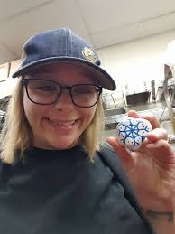 Found by Shiawassee Arts Center, will rehide soon! First rock I've found in  a while, was super excited!