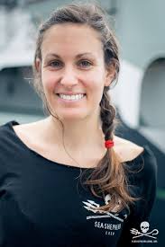MEET THE CREW: She is the veteran of 7 Sea Shepherd campaigns, the author  of the vegan cookbook Think! Eat! Act! and has played a vital role in  keeping the crew of