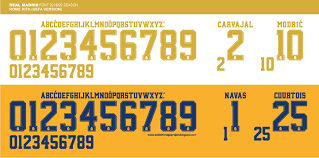 They will use it outside la liga competition. Real Madrid Font 2019 2020